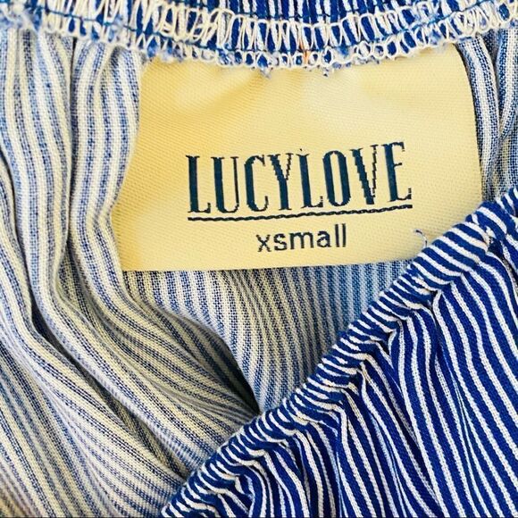 Lucy Love Tapas Hour Pom Pom Top Sz XS - Picture 5 of 8